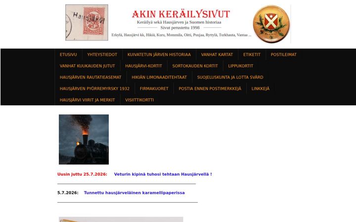 Screenshot von akiranta.com