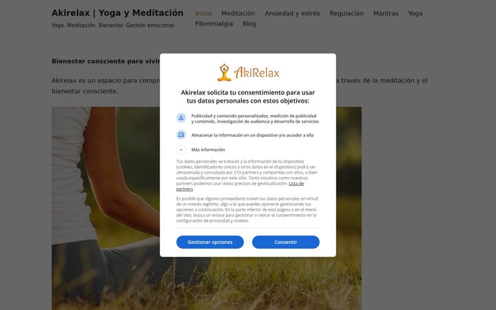 Screenshot of akirelax.es