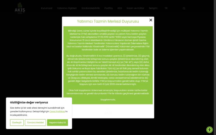 Screenshot of akisgyo.com