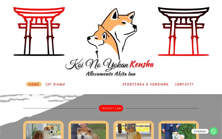 Screenshot of akita-koinoyokan.it