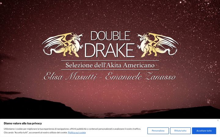 Screenshot of akitadoubledrake.com