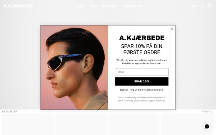 Ekraanipilt saidist akjaerbede.dk