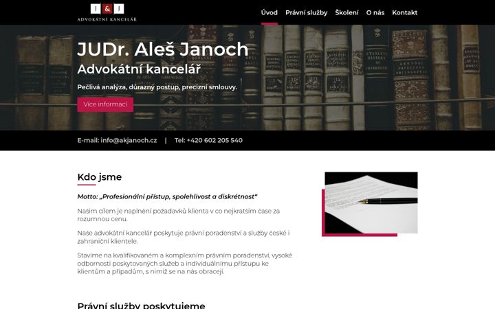 Screenshot of akjanoch.cz