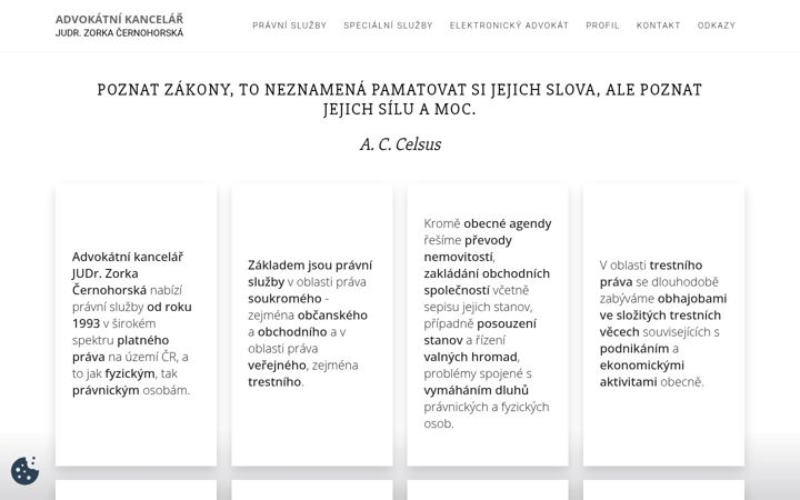Screenshot of akjudrcernohorska.cz