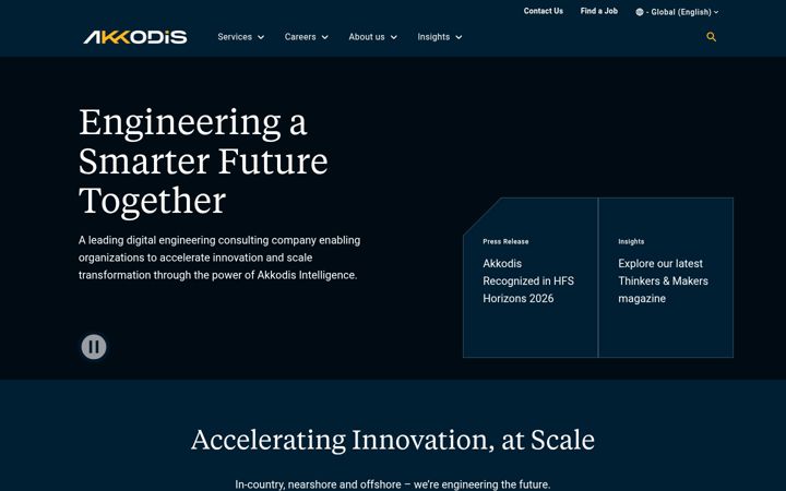 Screenshot of akka-technologies.com