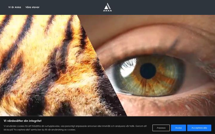 Screenshot of akkapoles.se