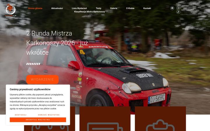 Snímek obrazovky akkarkonosze.pl