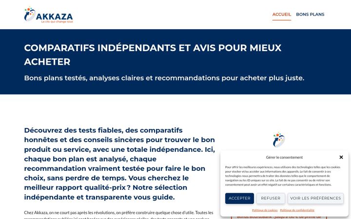 Screenshot of akkaza.com