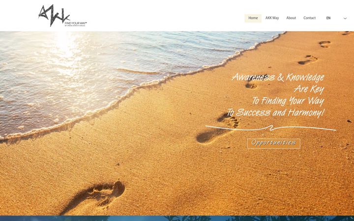 Screenshot of akkfindyourway.com