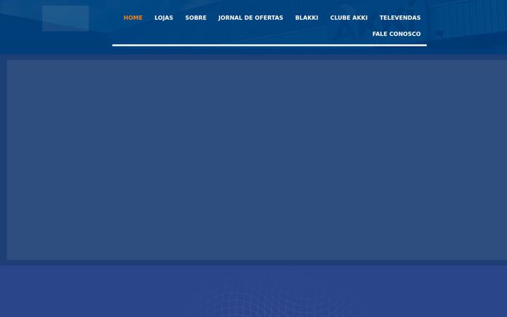 Snimka zaslona za akkiatacadista.com.br