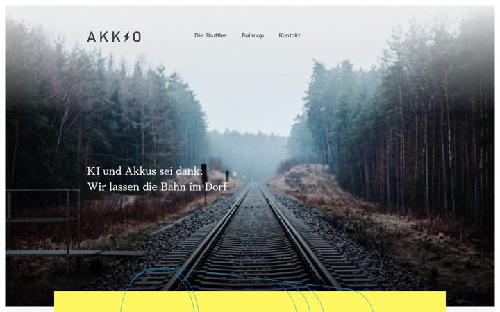Screenshot of akkio.de