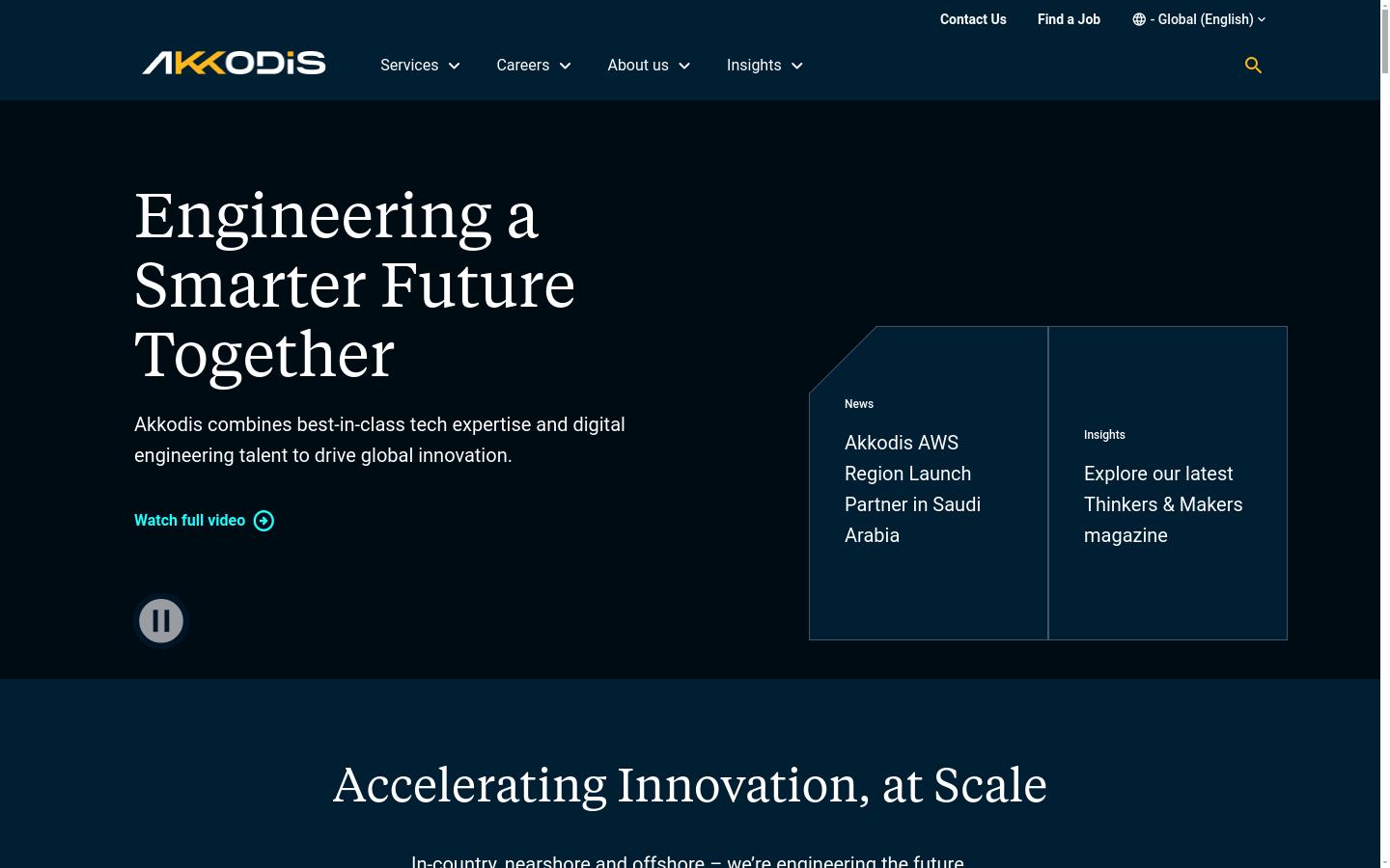 Screenshot of akkodis.com