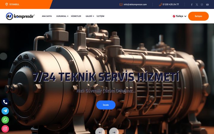 Zrzut ekranu akkompresor.com