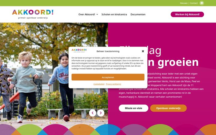 Screenshot of akkoord-po.nl