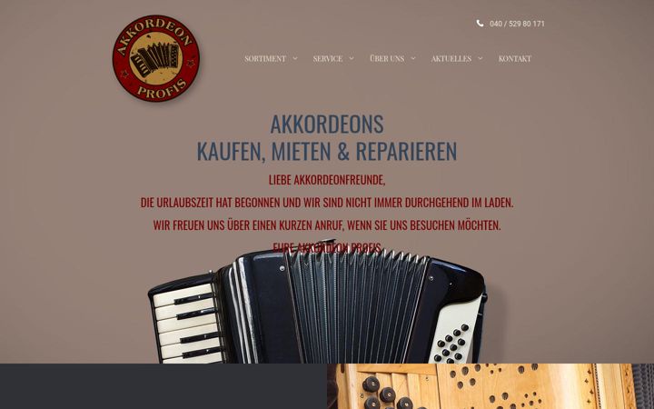 Screenshot of akkordeonprofis.de