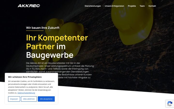 Screenshot of akkreo.ch