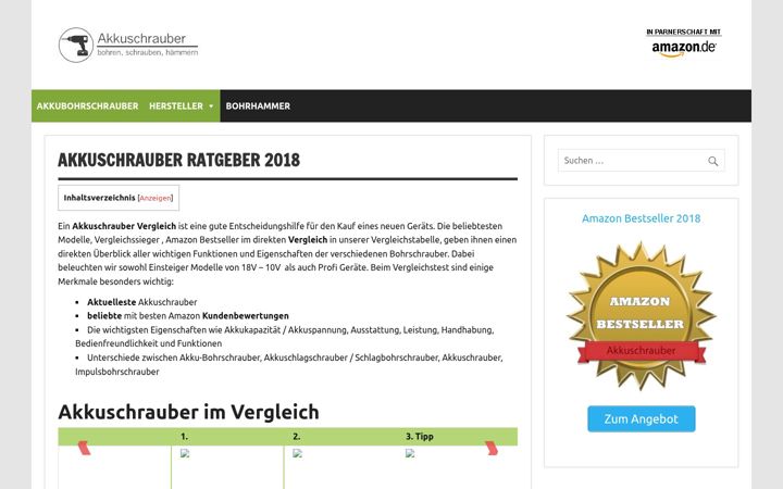 Screenshot ta' akkuschrauber-test24.de