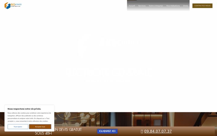 Screenshot ta' aklactivites.fr