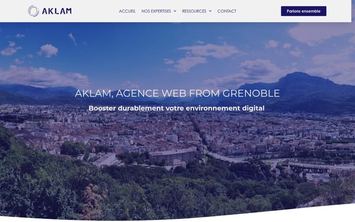 Screenshot of aklam.fr