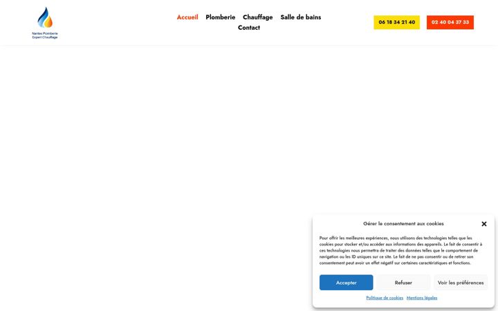 Screenshot of akleo-chauffage44.fr