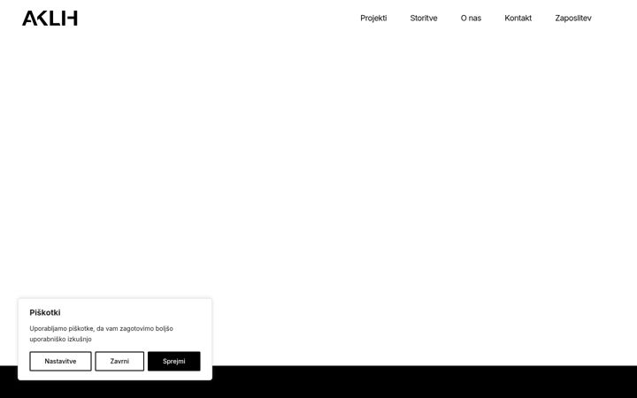 Screenshot of aklih.si