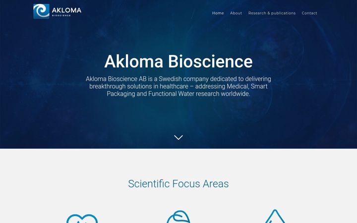 Screenshot of akloma.com