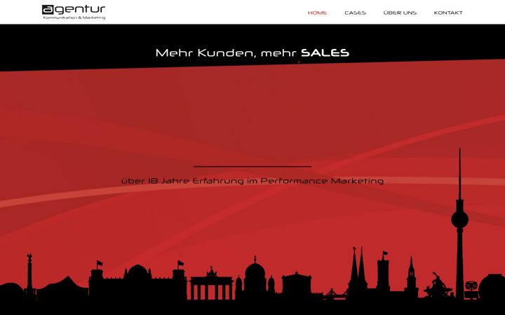 Screenshot von akm-business.de