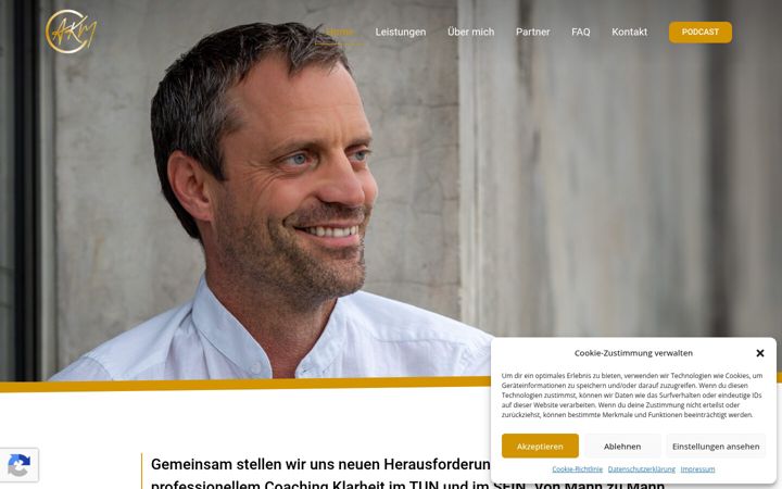 Screenshot of akm-coaching.at