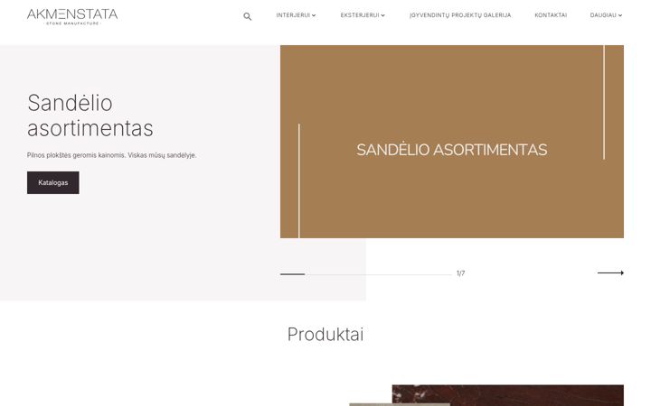 Screenshot of akmenstata.lt