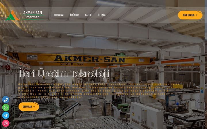 Screenshot of akmersan.com