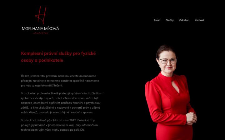 Screenshot of akmikova.cz