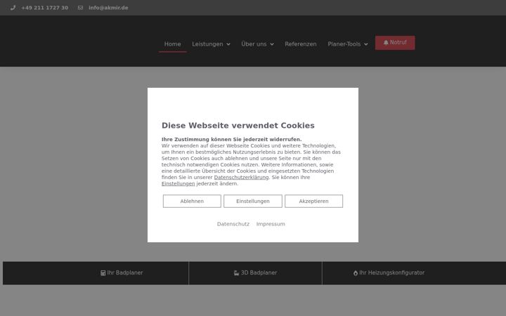 Screenshot of akmir.de