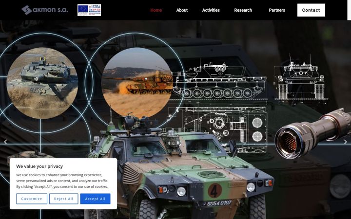 Screenshot of akmonsa.gr