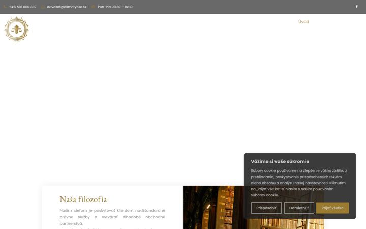 Screenshot of akmotycka.sk