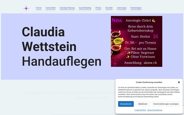 Screenshot of akmw.ch