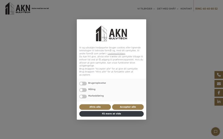 Screenshot of akn-gulvtech.dk
