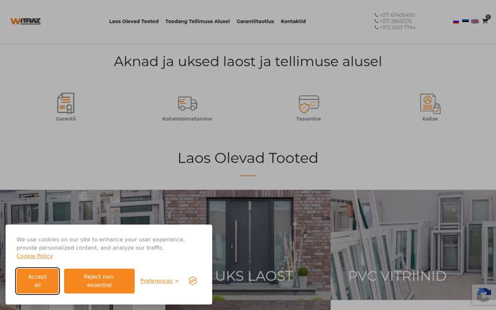 Screenshot of aknadkoju.ee