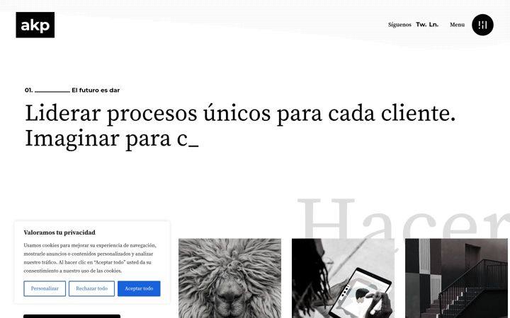 Screenshot of aknowmadprogress.com