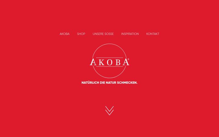 Screenshot of akoba-foods.com