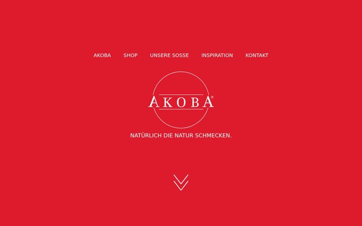 Screenshot of akoba-sauce.com
