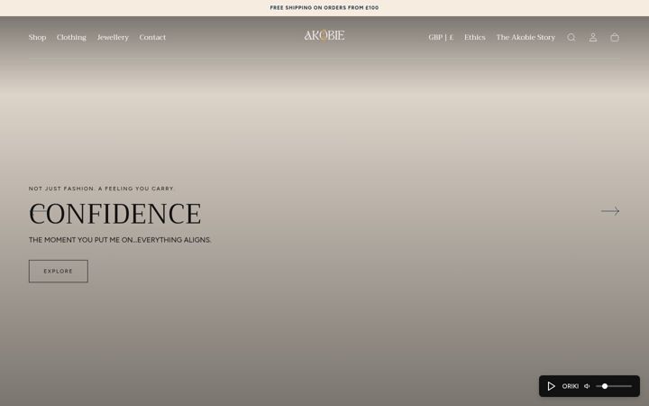 Screenshot of akobie.com