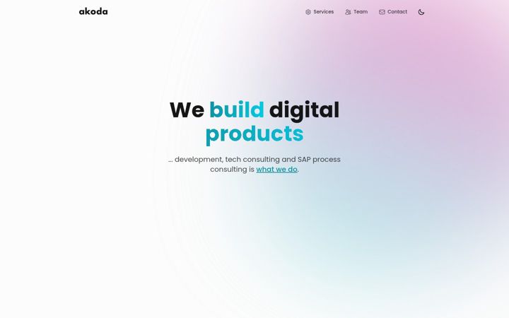 Screenshot of akoda.ch