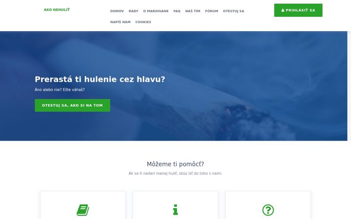 Screenshot of akonehulit.sk