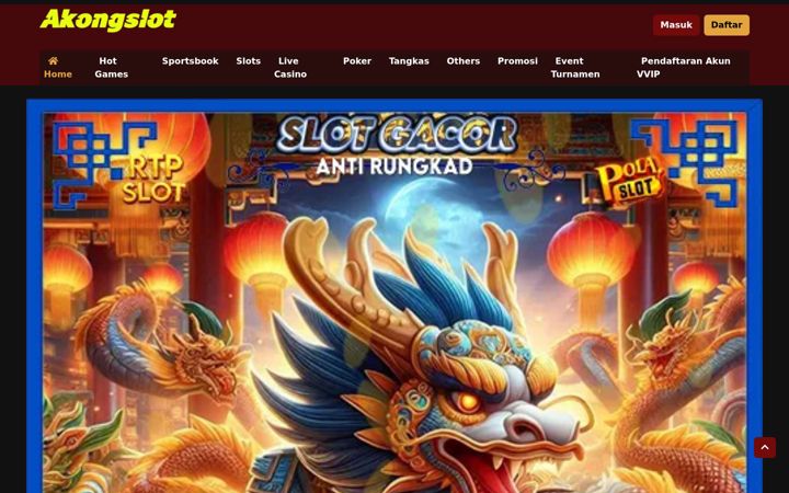 Screenshot of akongslot.net