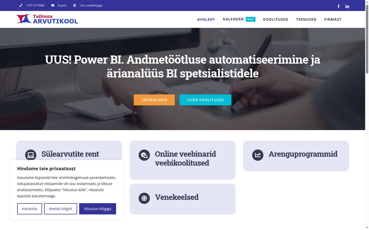 Snímka obrazovky banera súhlasu zobrazeného pred akoukoľvek interakciou
