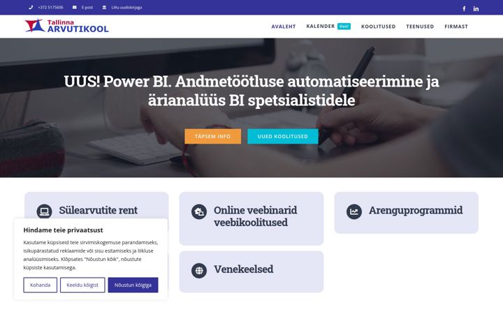 Screenshot of akoolitus.ee