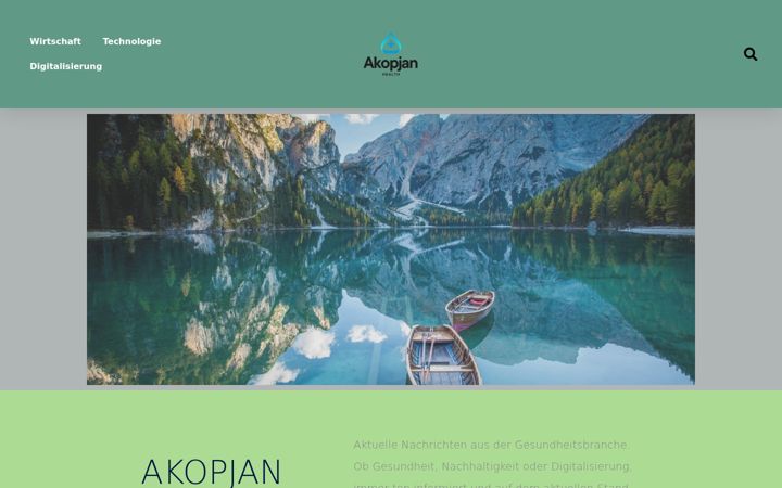 Screenshot of akopjan-health.de