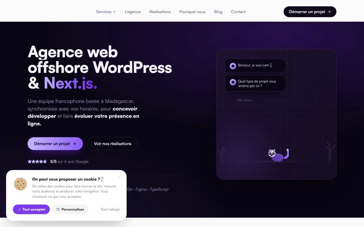 Screenshot of akoraweb.com