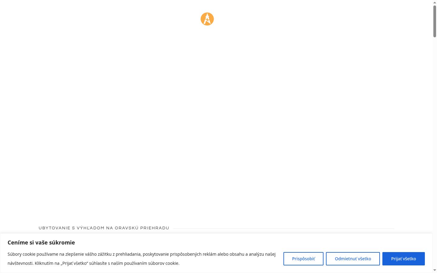 Captura de pantalla del banner de consentimiento mostrado antes de cualquier interacción