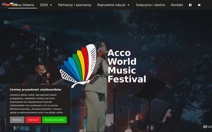 Screenshot of akordeony.net